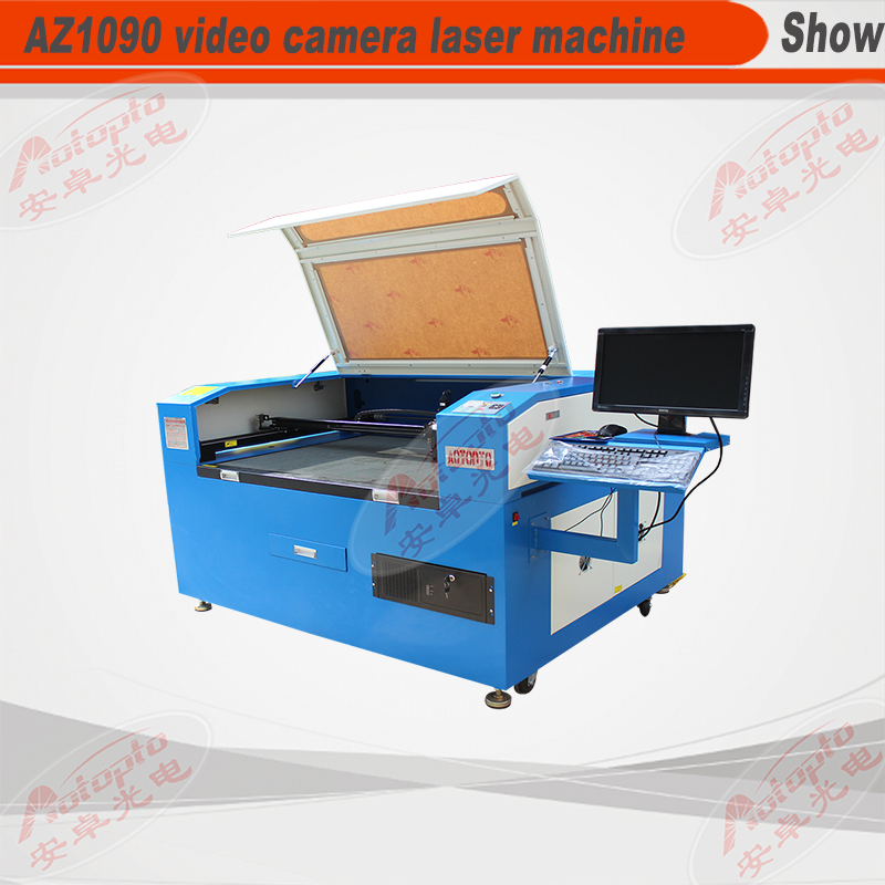 AZ1090 máquina de corte a laser de câmera de vídeo