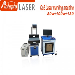 Máquina de marcação a laser de CO2 gravura material de madeira e não-metal