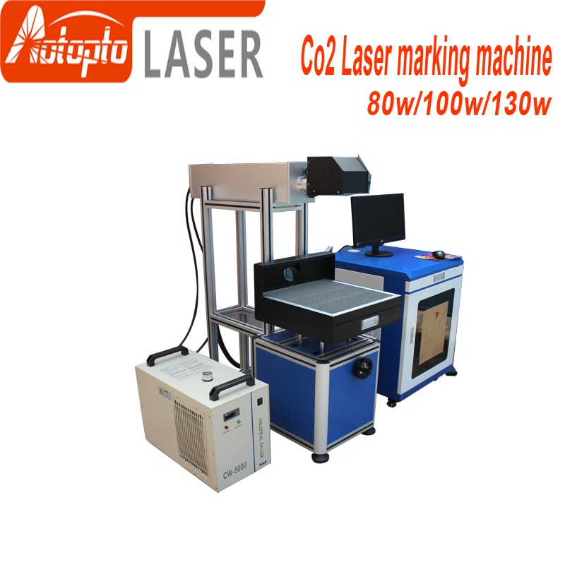 Máquina de marcação a laser de CO2 gravura material de madeira e não-metal